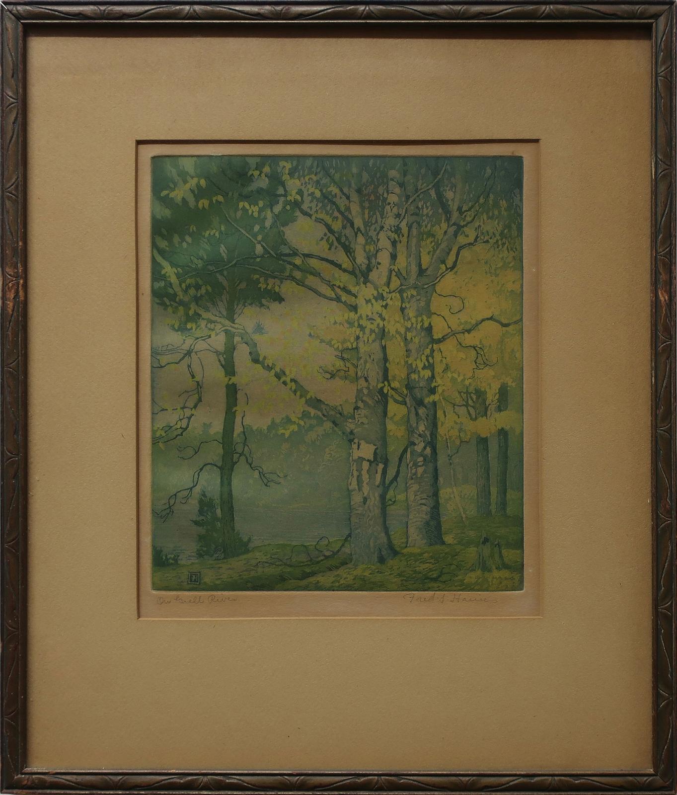 Frederick Stanley Haines (1879-1960) - On Gull River