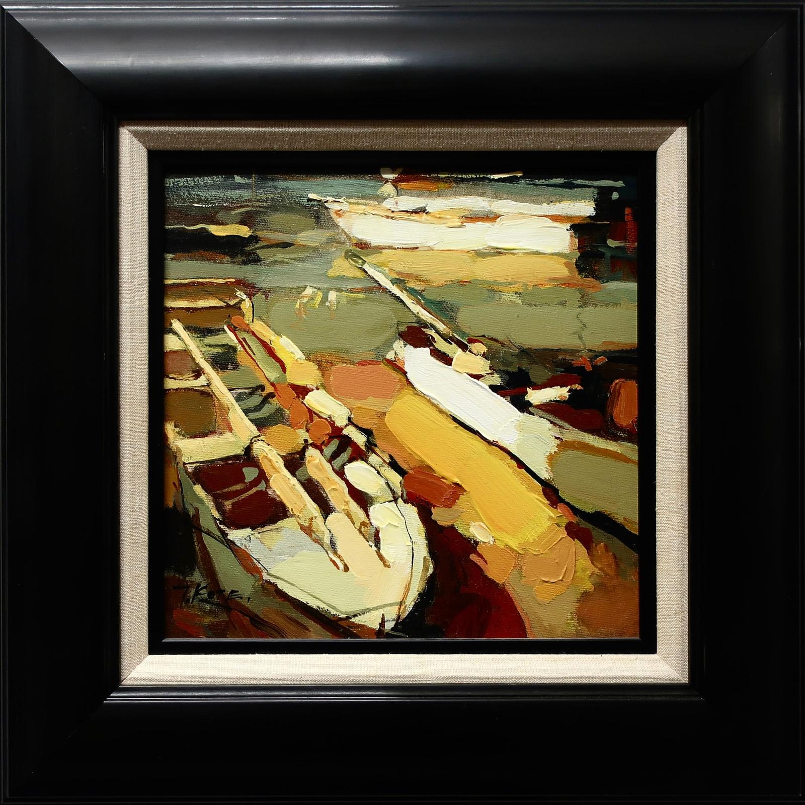Josef Kote (1964) - Untitled (Boats At Rest)