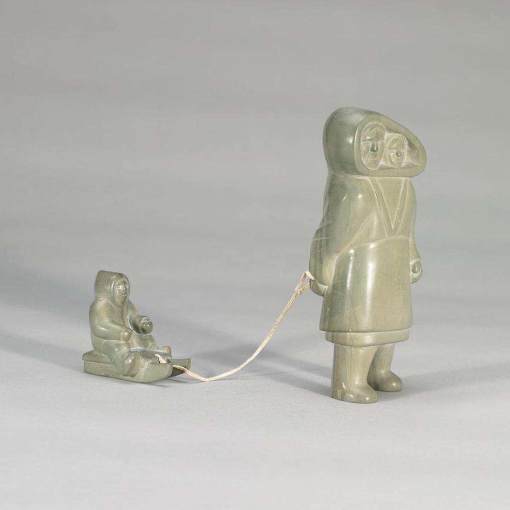 Angogasak - Mother And Child On Sled