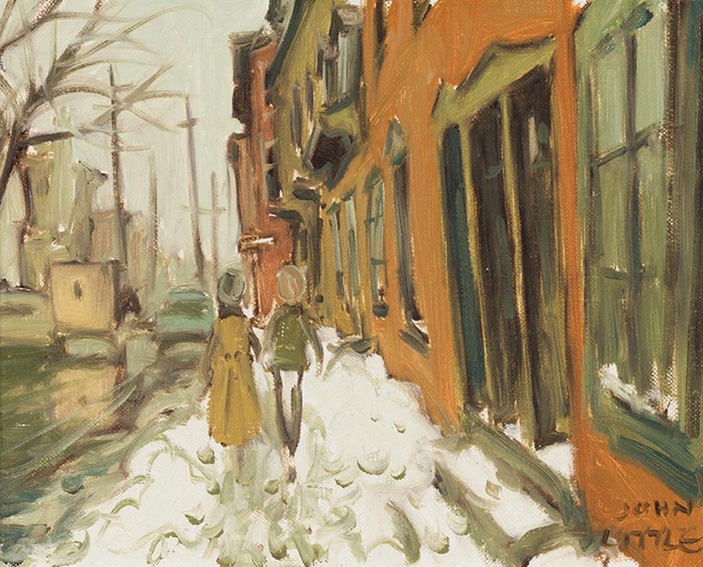 John Geoffrey Caruthers Little (1928-2024) - Sketch Rue de l'Hôtel de Ville