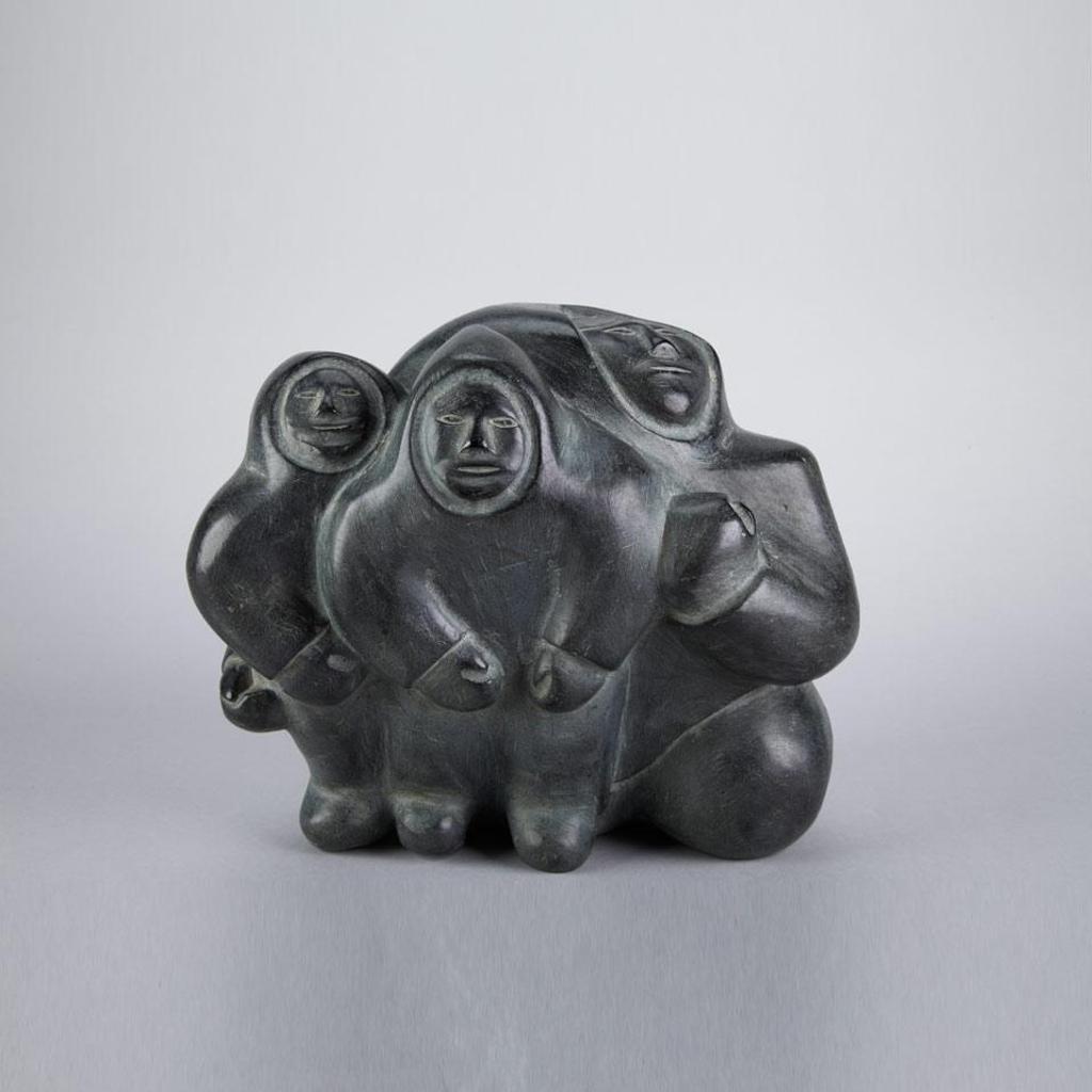 Mathew Aqigaaq (1940-2010) - Mother And Children