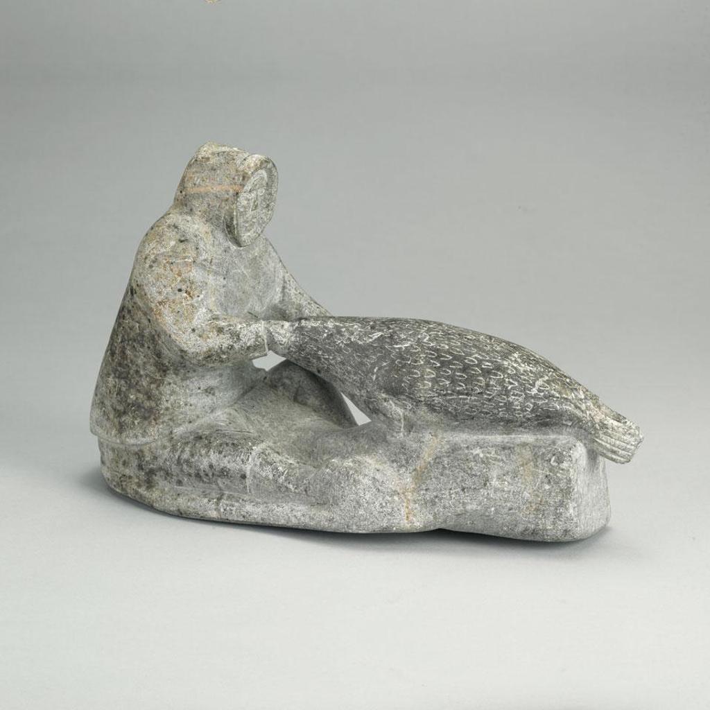 Joanasi Naluiyuk (1917) - Hunter With Seal