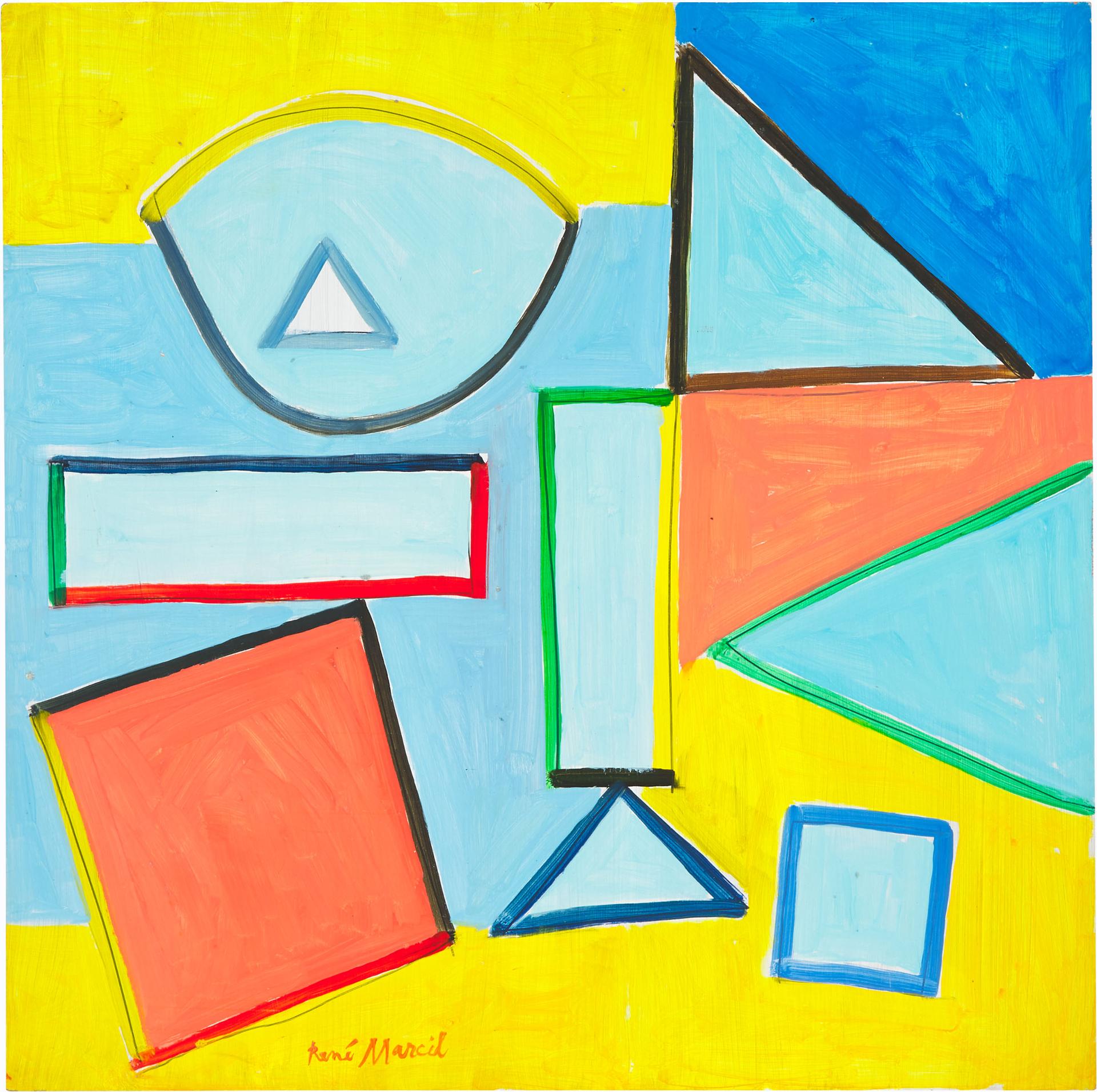 René Marcil (1917-1993) - Untitled, Ca.1975