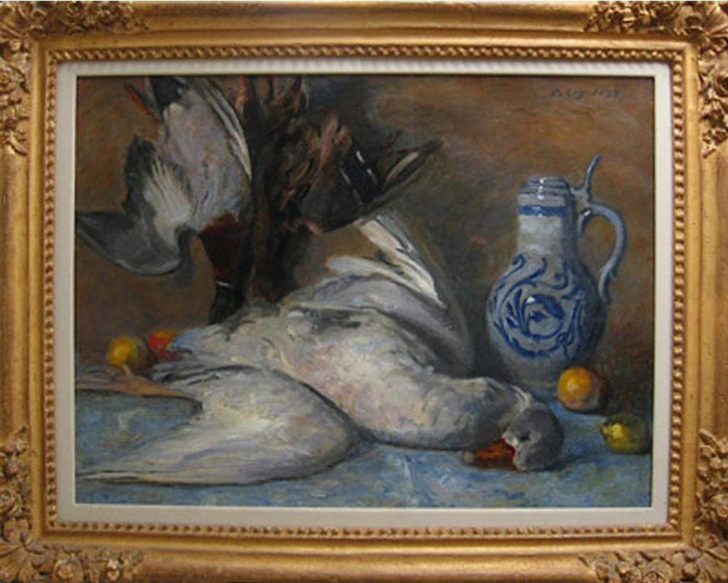 Ottilie Palm Jost - Still Life - Birds, Stein, Fruit