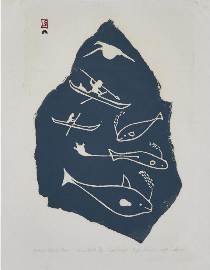 Lukta Qiatsuk (1928-2004) - Eskimo Whale Hunt
