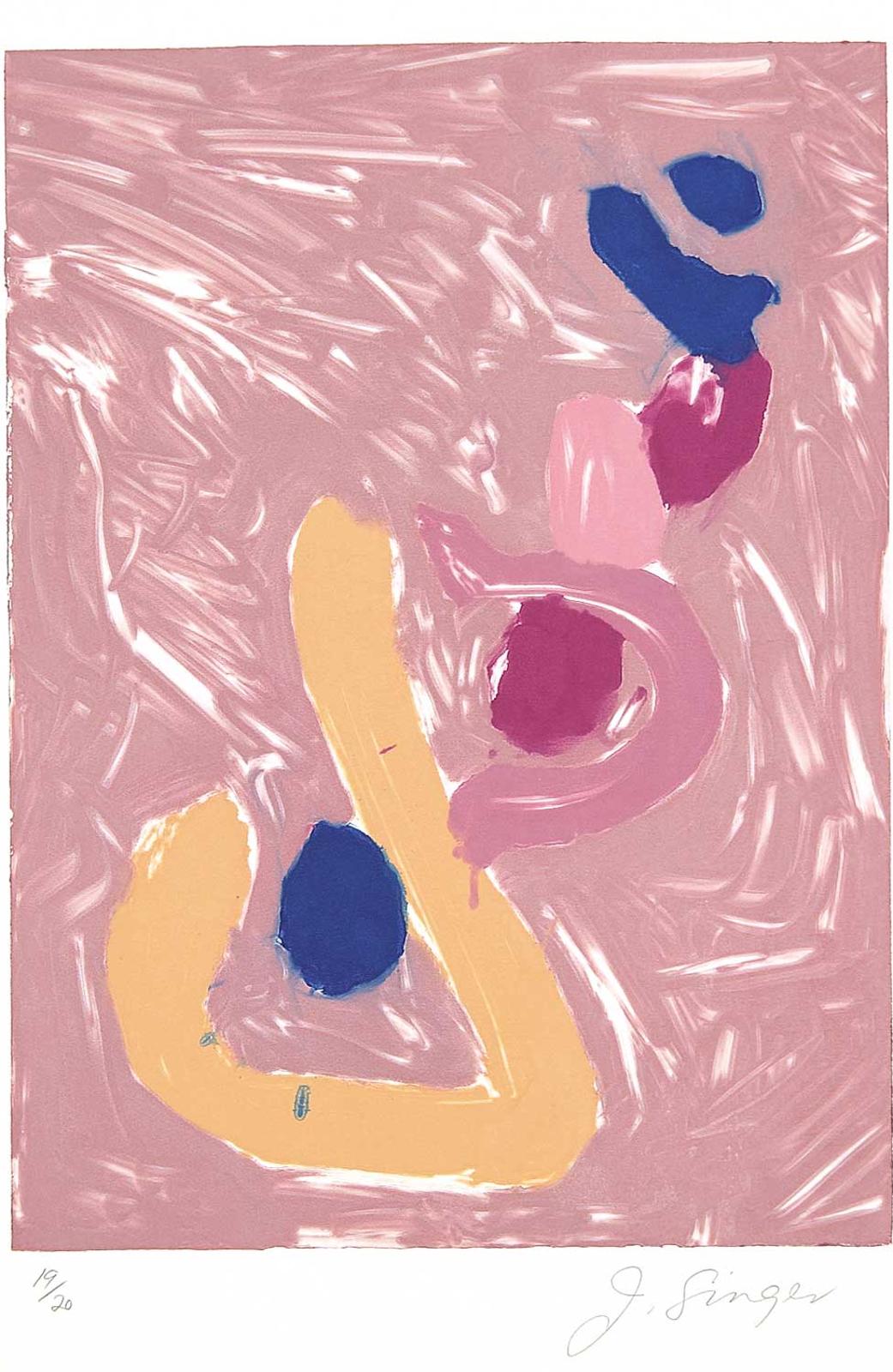 Judy Singer - Untitled - Spring Suite [Mauve Background]  #19/20
