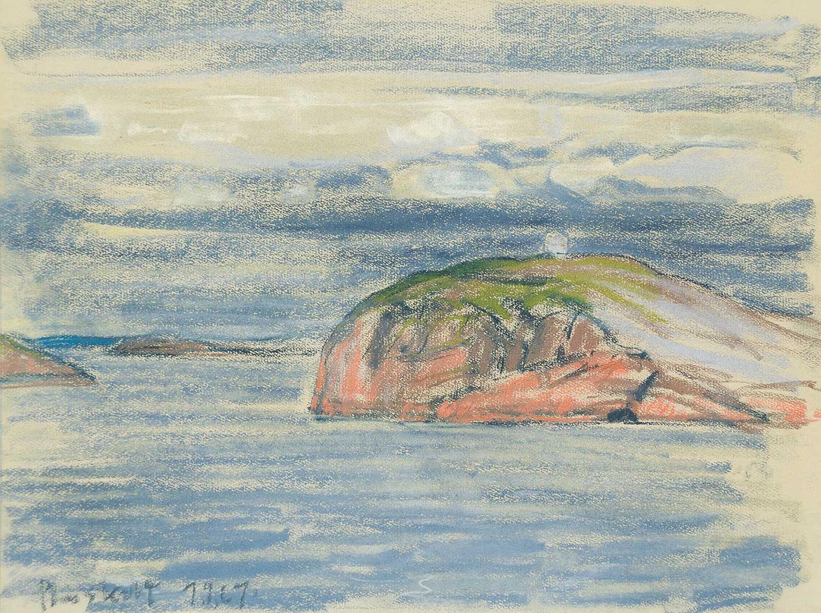 Joseph (Joe) Francis Plaskett (1918-2014) - Untitled - Halifax Harbour Scene