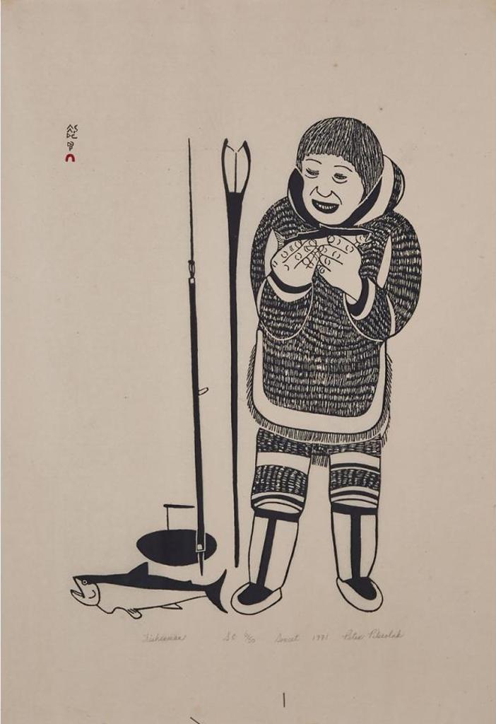 Peter Pitseolak (1902-1973) - Fisherman