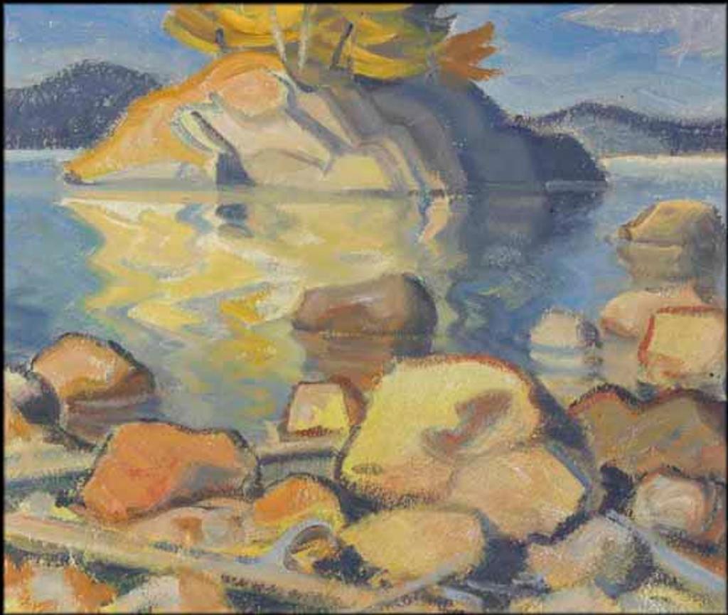 Henry George Glyde (1906-1998) - Small Island off James Point, North Pender Island, BC