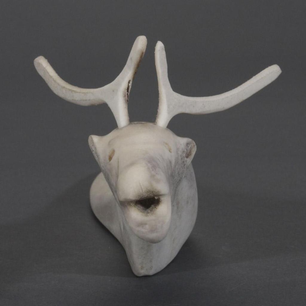 Jacob Irkok (1937-2009) - Swimming Caribou