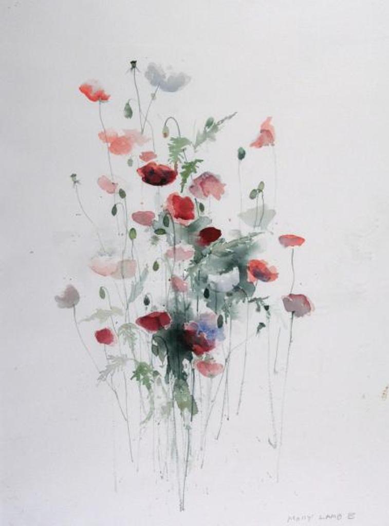 Molly Joan Lamb Bobak (1922-2014) - Poppies