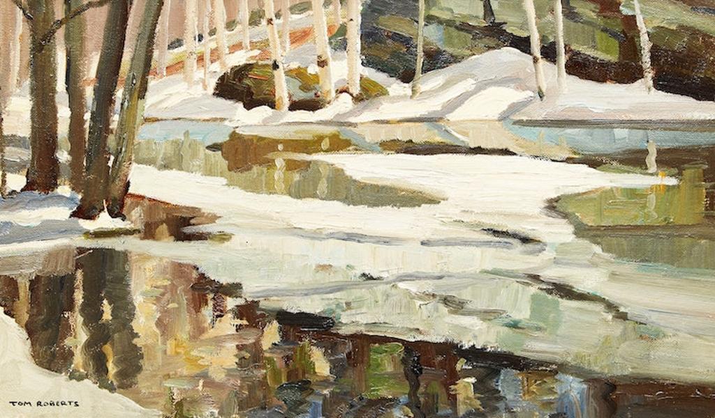 Thomas Keith (Tom) Roberts (1909-1998) - Spring Ice - Speyside