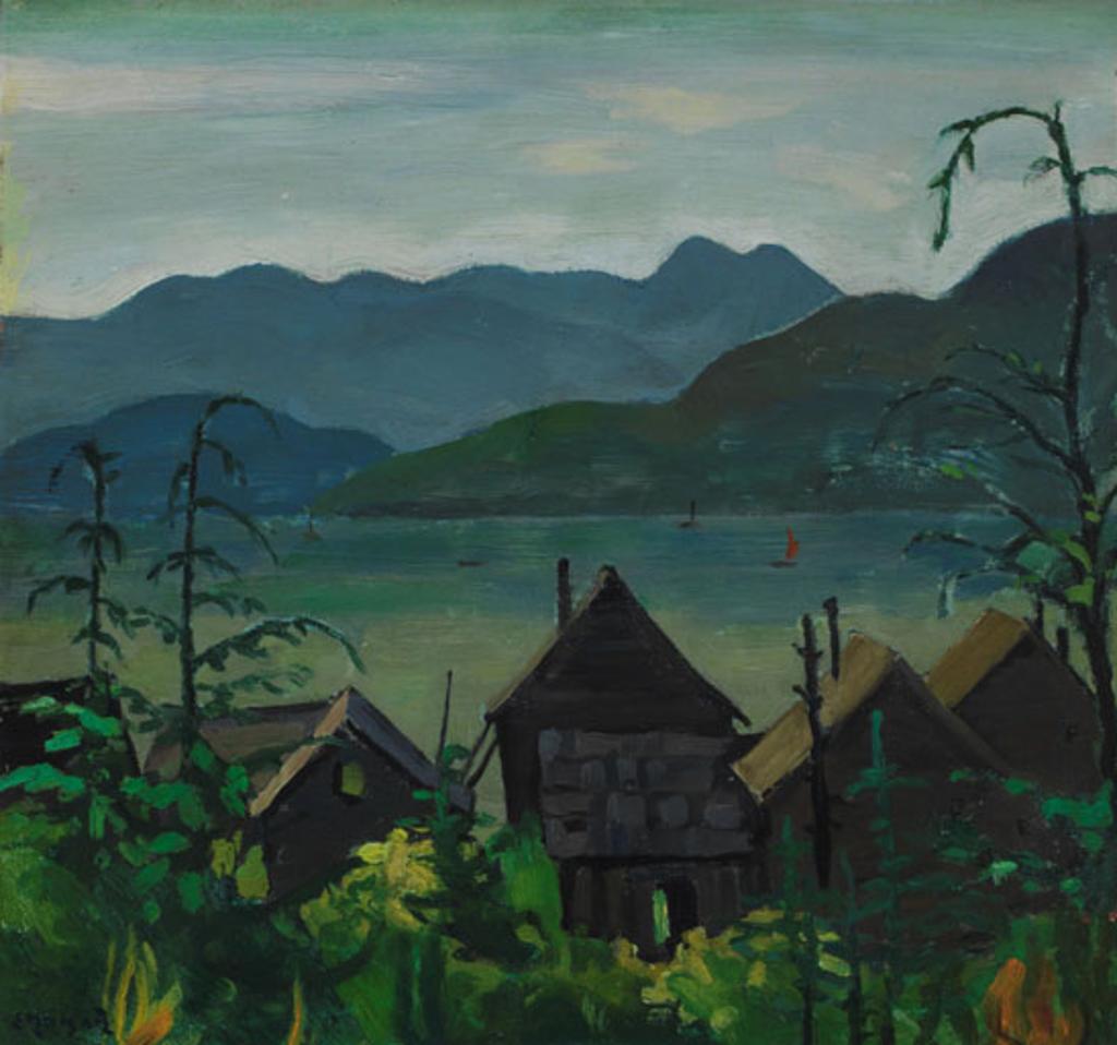 Edwin Headley Holgate (1892-1977) - On the Skeena River, BC