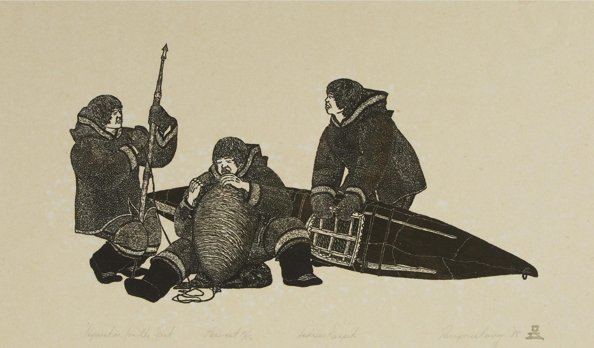 Andrew Qappik Karpik (1964) - Preparation For The Hunter