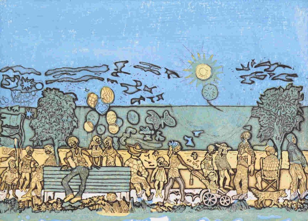 Dora Helen Mackie (1926) - A Summer Print; 1980; ed. #12/30