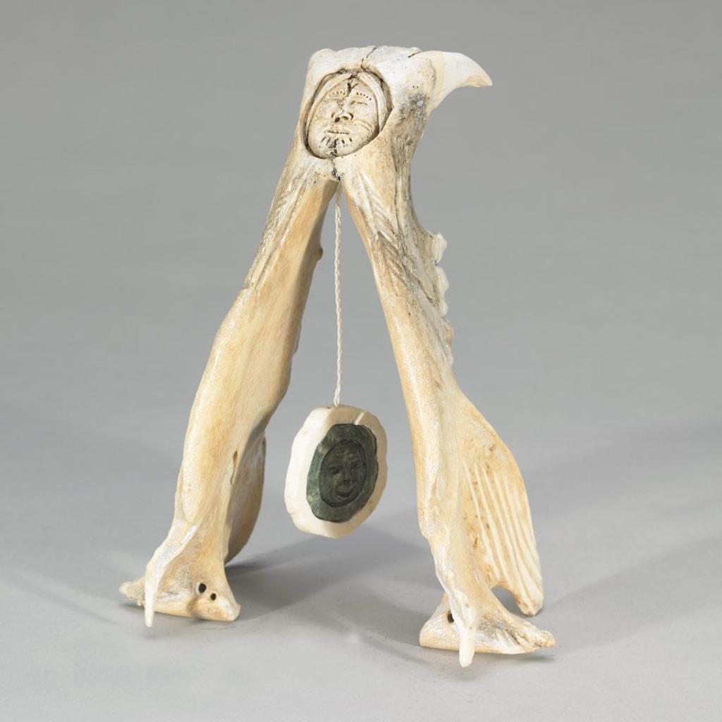 Manasie Akpaliapik (1955) - Decorative Polar Bear Jaw
