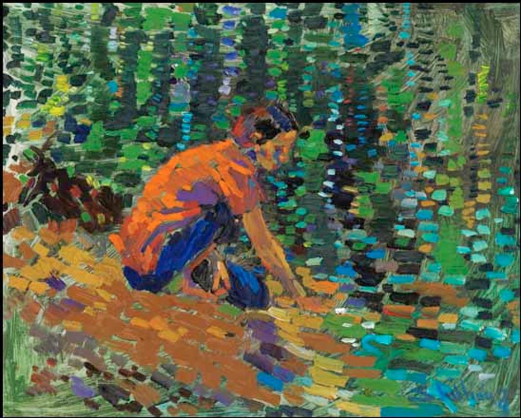 Arthur Shilling (1941-1986) - Millie at the Stream