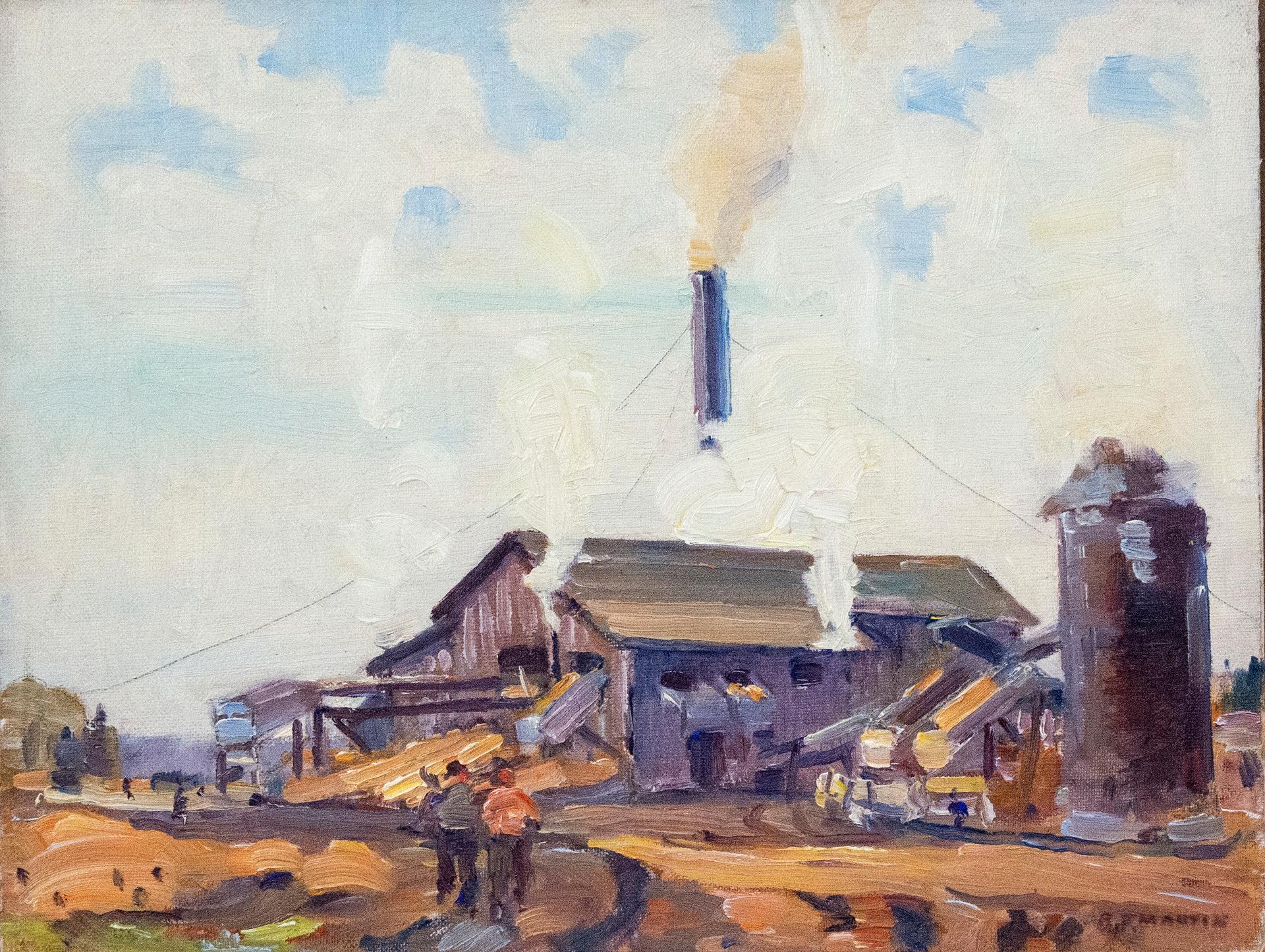 Bernice Fenwick Martin (1902-1999) - Muskoka Backwoods Sawmill
