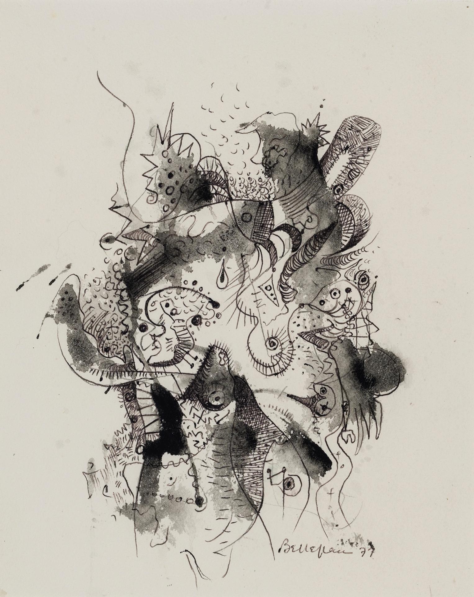 Léon Bellefleur (1910-2007) - Sans titre / Untitled, 1977
