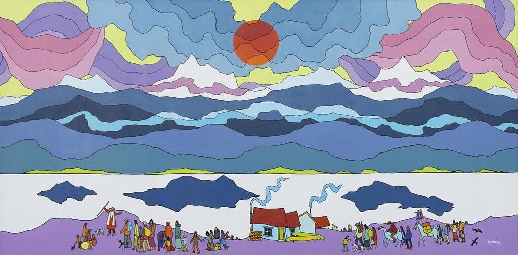Ted Harrison (1926-2015) - The Promised Land; 1981
