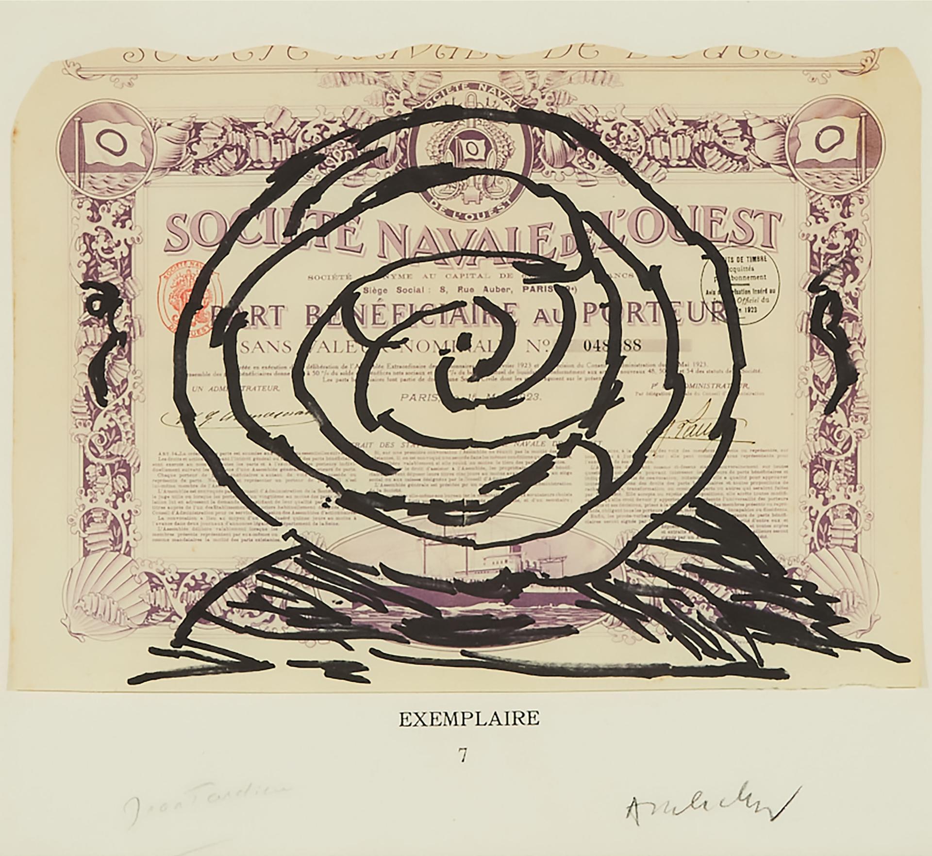 Pierre Alechnisky (1927) - Exemplaire 7, Ca. 1985