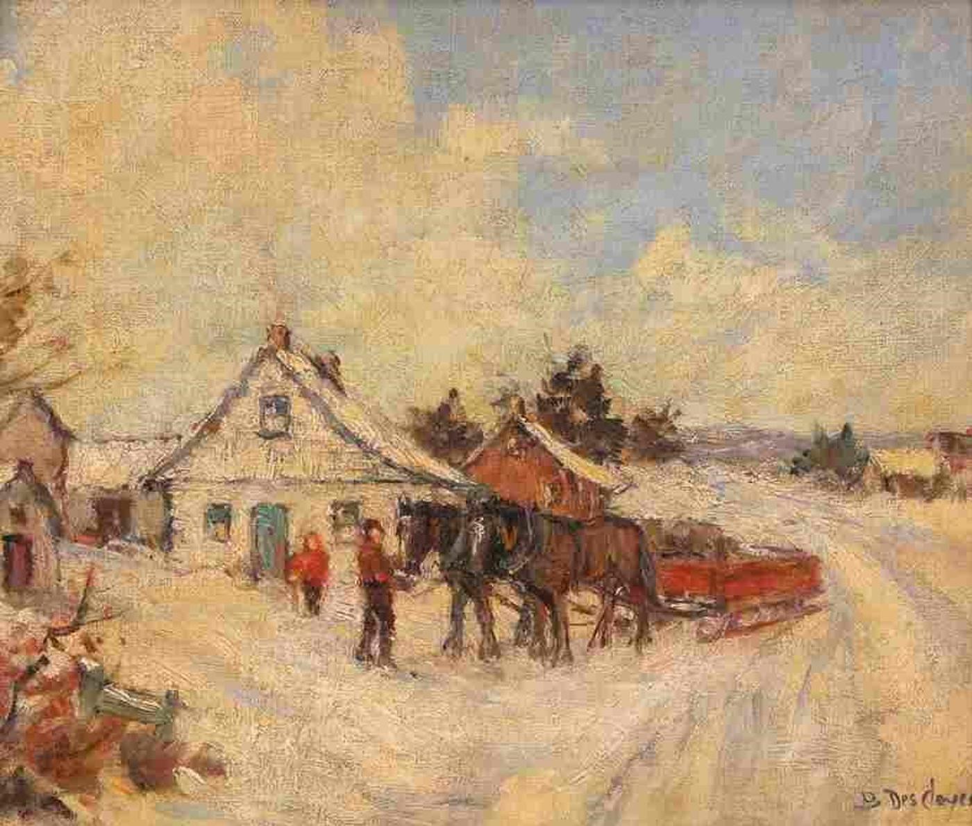 Berthe Des Clayes (1877-1968) - Little Farm At St. Andrews