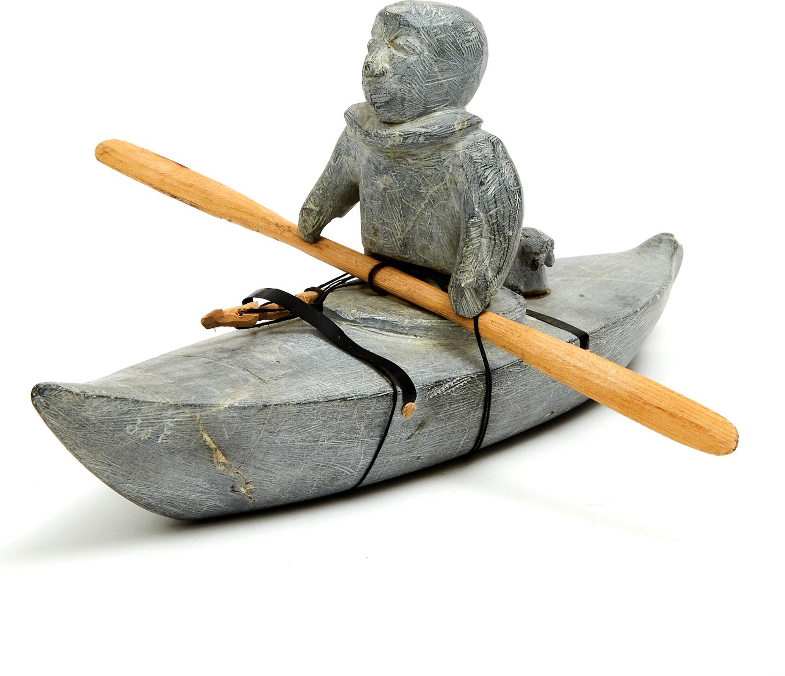 Joe Talirunili (1893-1976) - Hunter In A Kayak