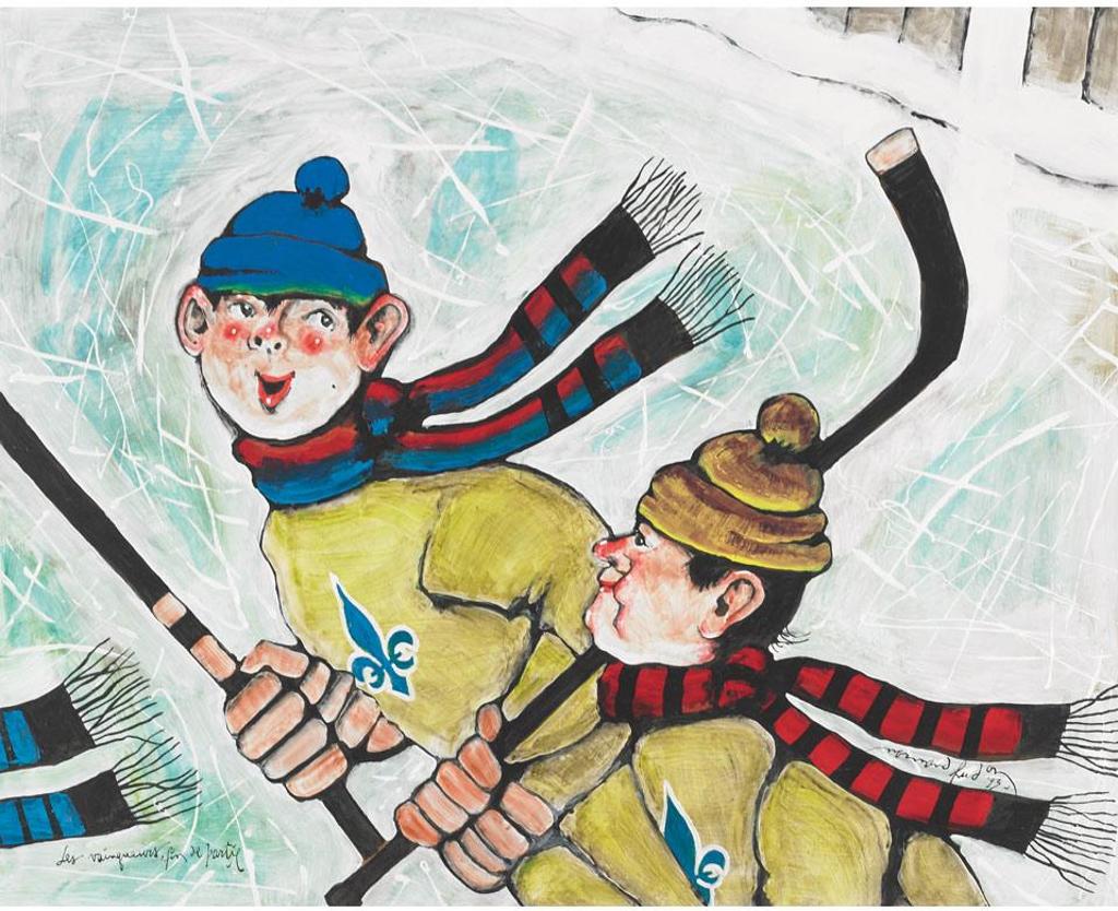 Normand Hudon (1929-1997) - Les Vainqueurs, Fin De Partie
