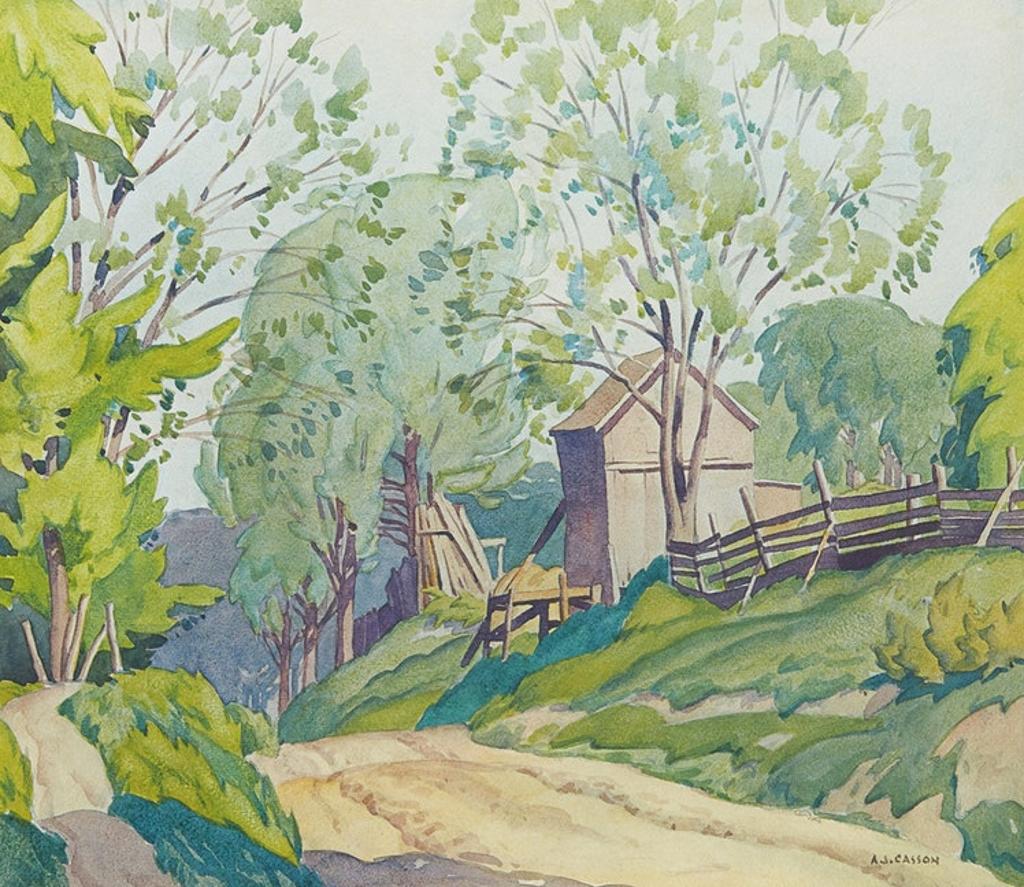 Alfred Joseph (A.J.) Casson (1898-1992) - Spring Lasky