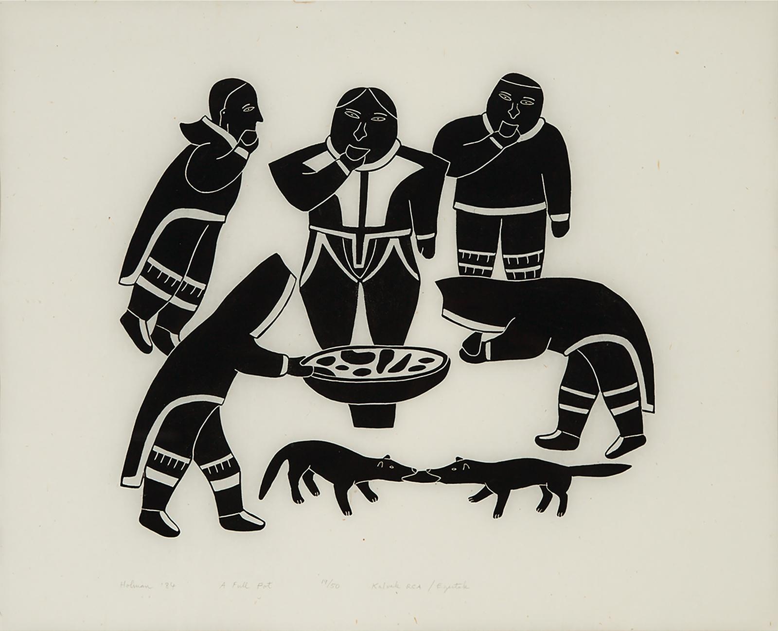 Helen Mabel Nigiyok Kalvak (1901-1984) - A Full Pot