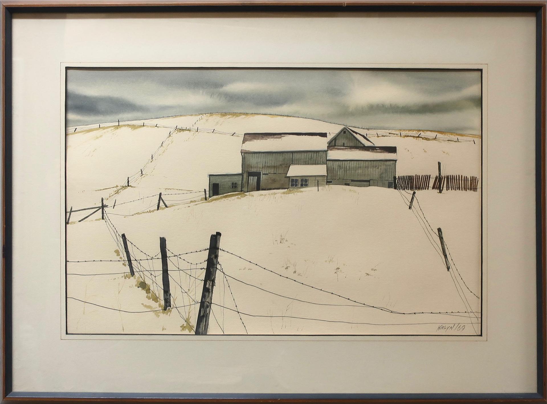 John Kasyn (1926-2008) - Nestled In The Hills