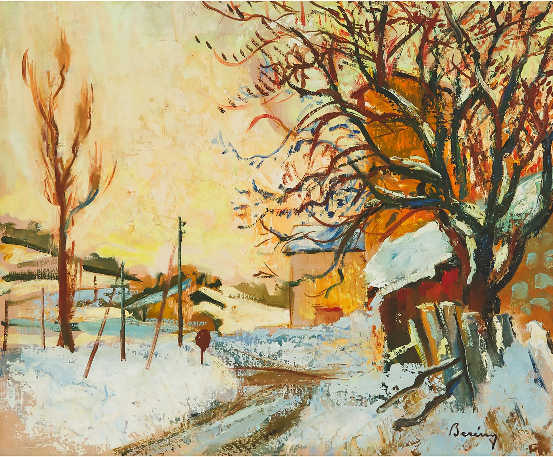 Róbert Berény - Snowy Path