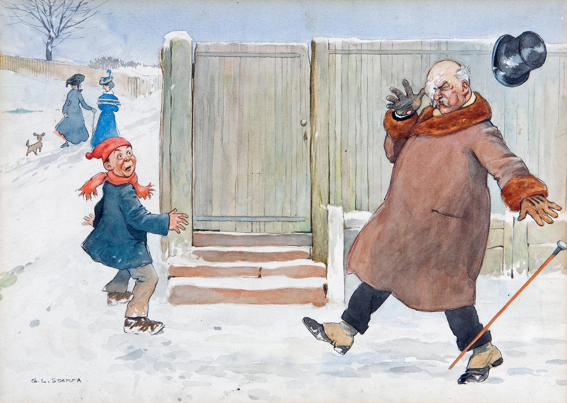 George Loraine Stampa (1875-1951) - illustrations from 'The Art of Saying the Right Thing'