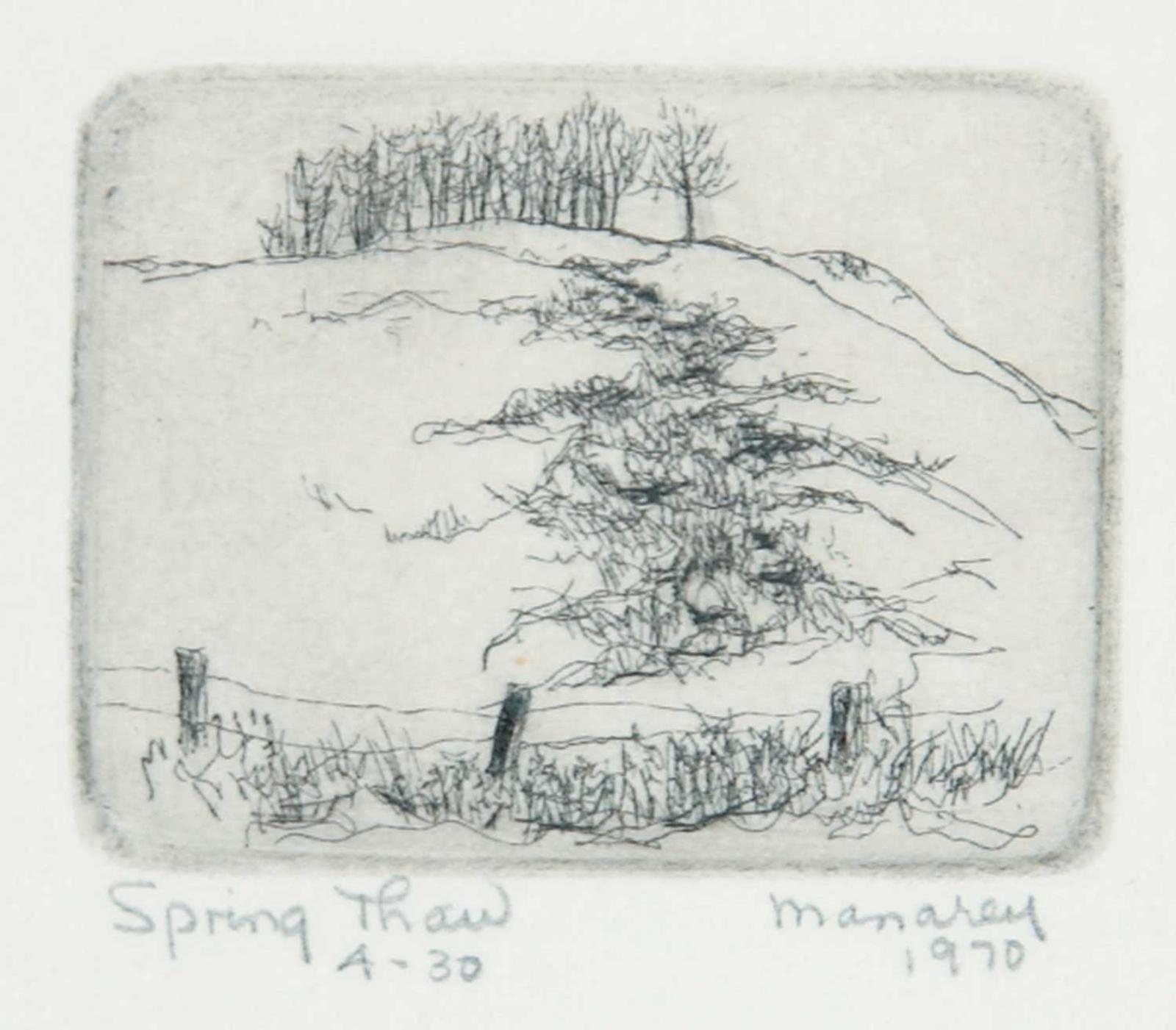 Thelma Alberta Manarey (1913-1984) - Spring Thaw  #4/30