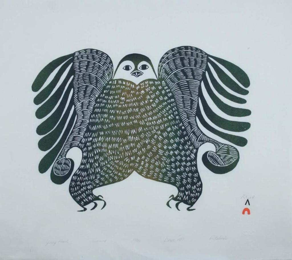 Pitaloosie Saila (1942-2021) - Young Hawk