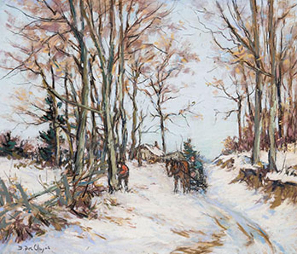 Berthe Des Clayes (1877-1968) - Gathering Sap
