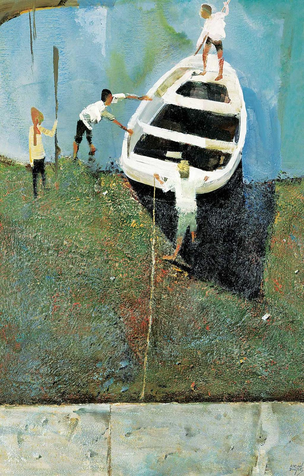 John Adrian Darley Dingle (1911-1974) - Doing Nothing