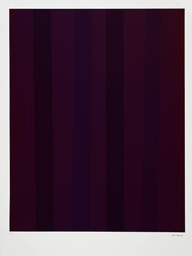 Guido Molinari (1933-2004) - Sans titre (Quantificateur pourpre)