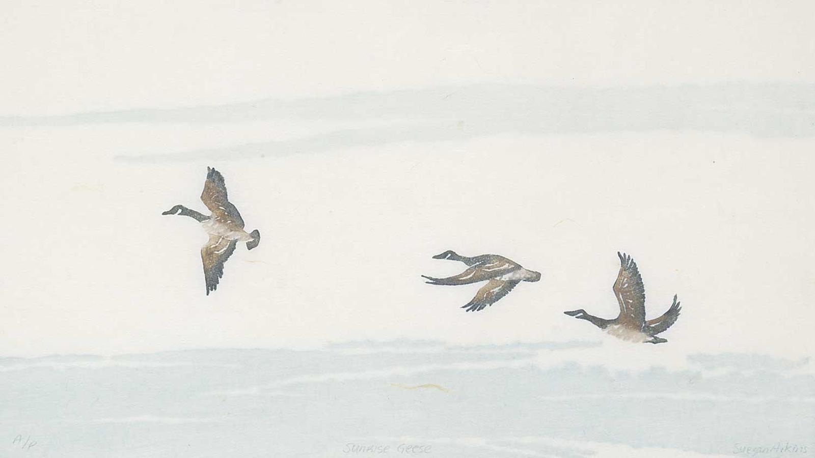 Suezan Aikins - Sunrise Geese #AP