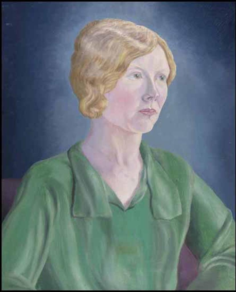 Bertram Richard Brooker (1888-1955) - Portrait of a Woman