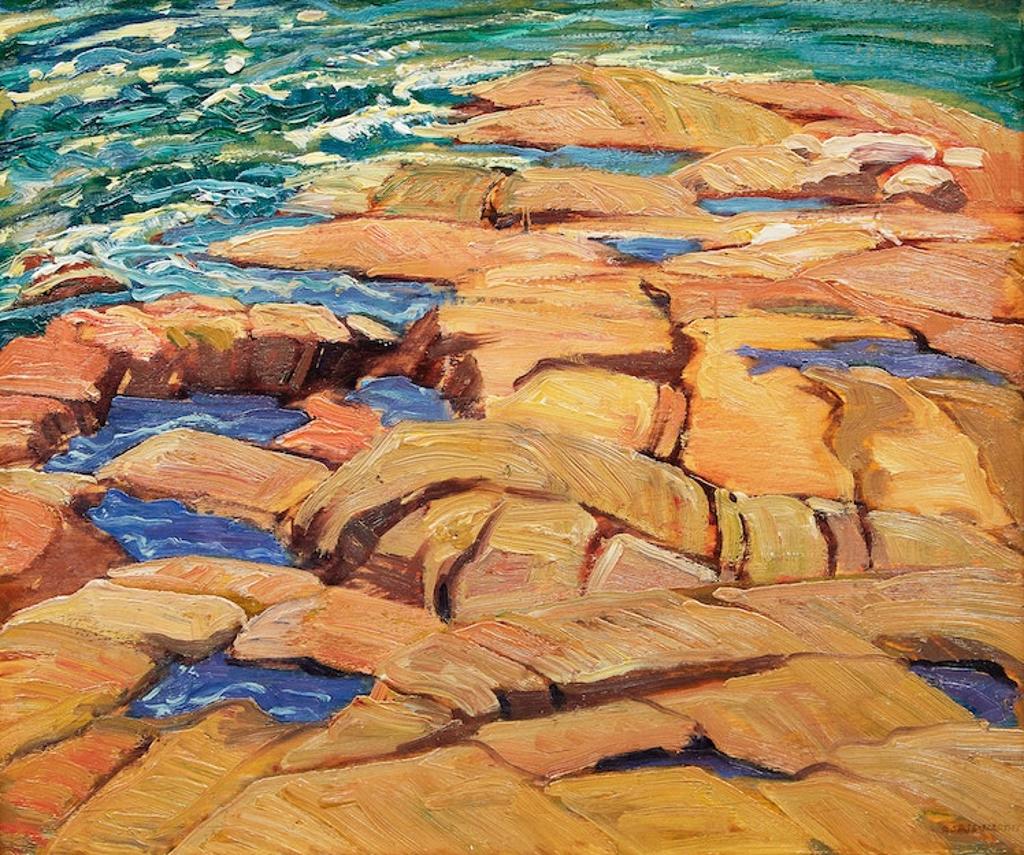 Doris Jean McCarthy (1910-2010) - Brixham Harbour (Lake Shoreline)