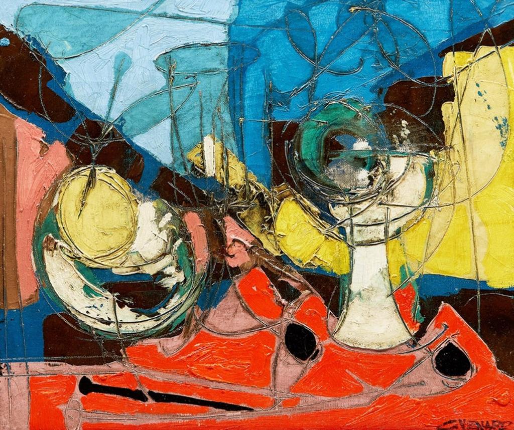 Claude Venard (1913-1999) - Nature morte fauve