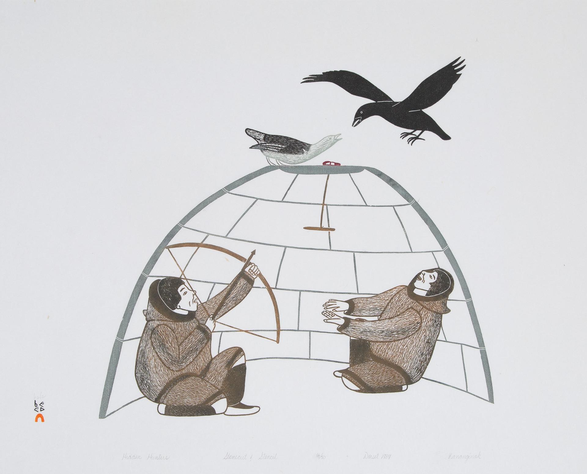 Kananginak Pootoogook (1935-2010) - Hidden Hunters