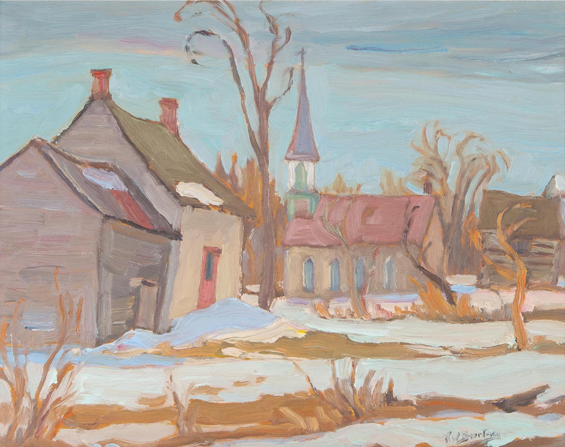 Ralph Wallace Burton (1905-1983) - Spring 1965 - Ashton, Ont. (Presbyterian Church Built 1879)