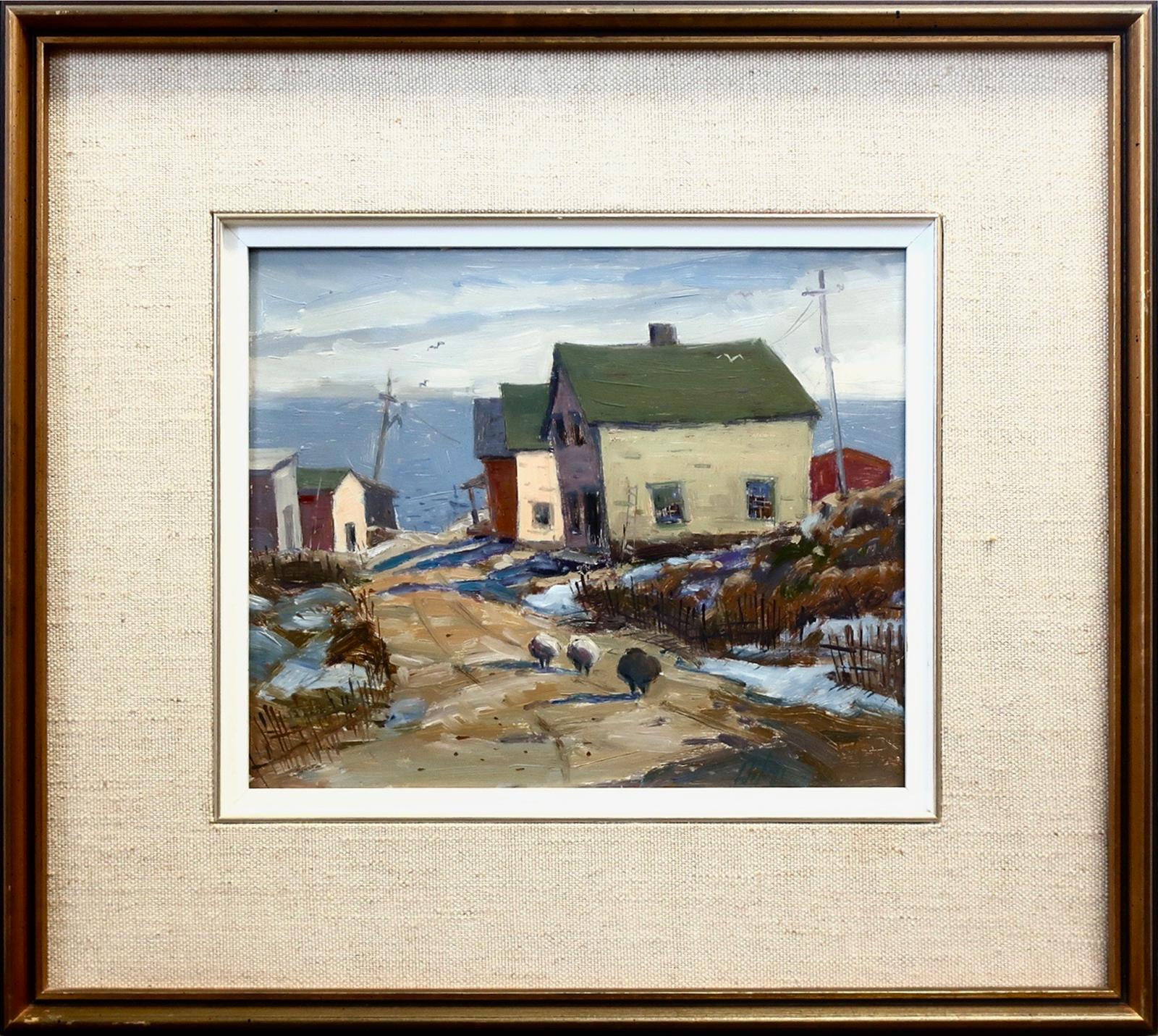 Herve A. Poitras (1925-2012) - Tilting - Fogo Is., Nfld.