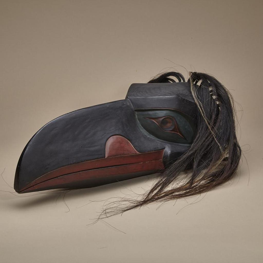 Don “Chief Lelooska” Smith (1933-1996) - Raven Mask With Articulated Beak