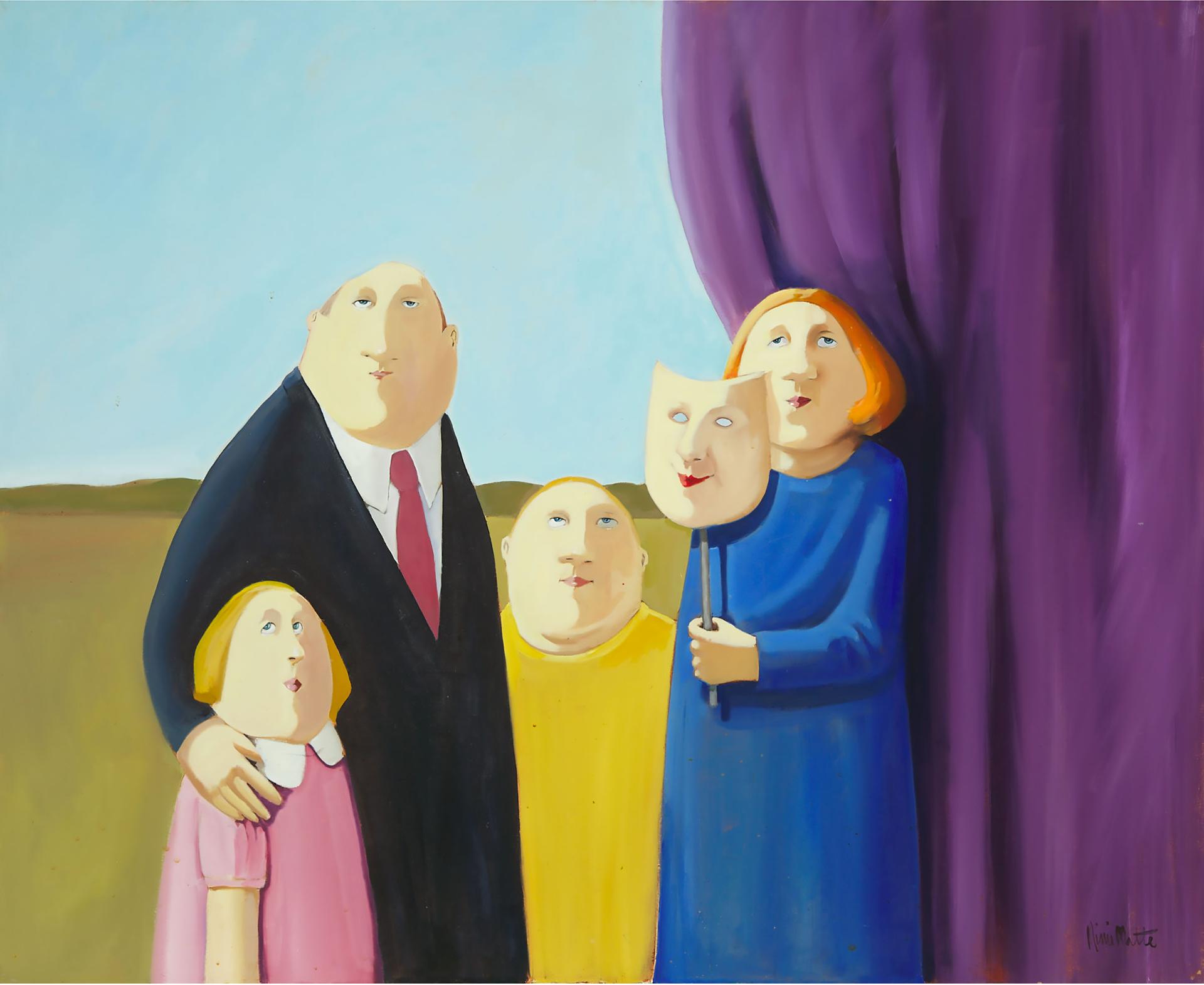 Mimi Matte (1929-2012) - Family Outing, 1992