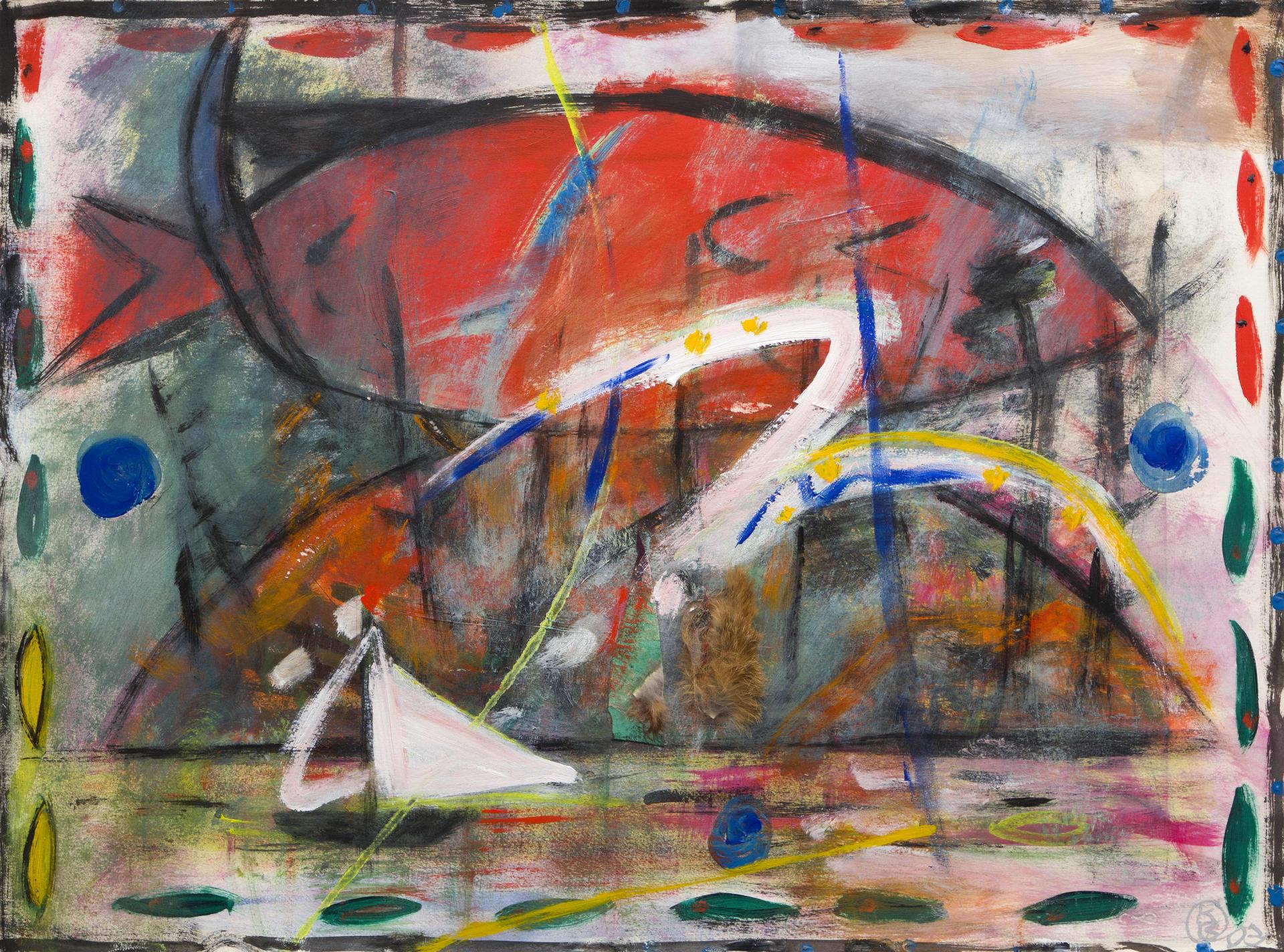 Kittie Bruneau (1929-2011) - Île feu, 2003