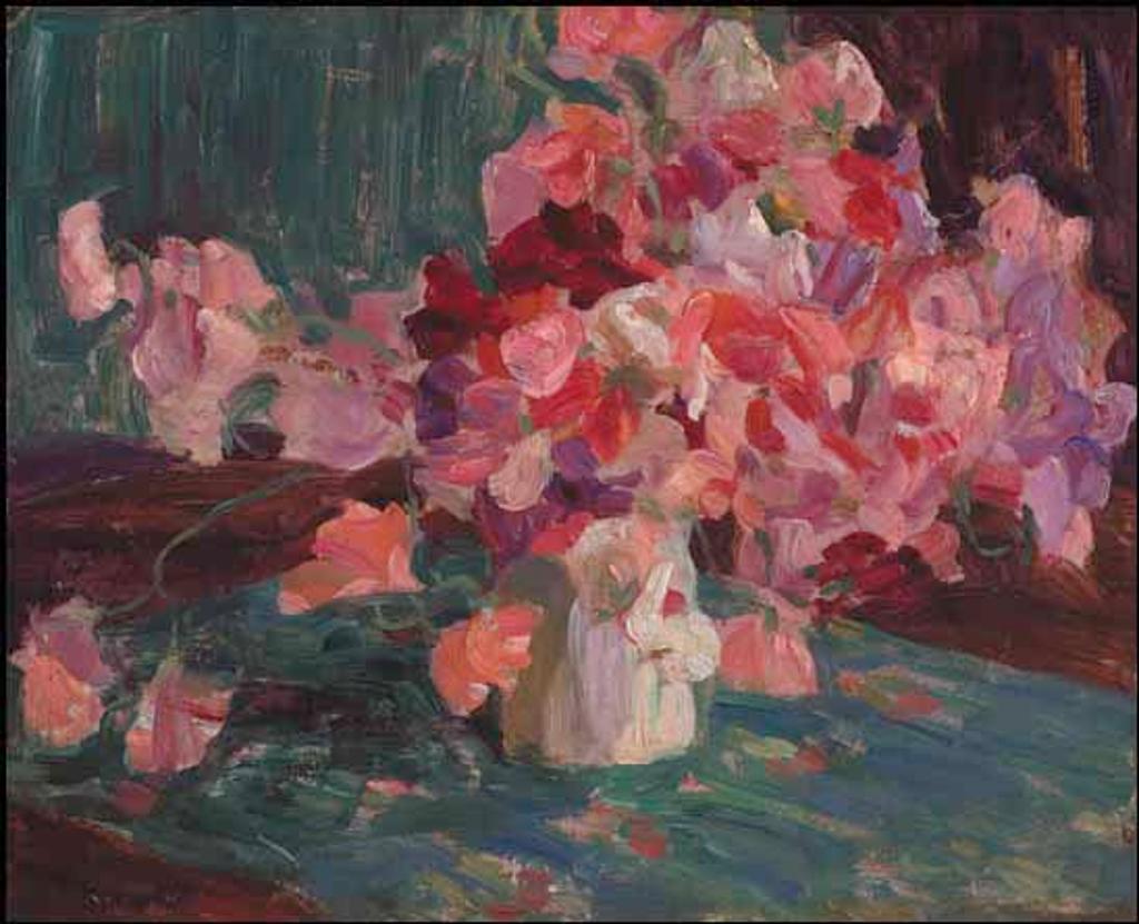 Alexander Young (A. Y.) Jackson (1882-1974) - Still Life, Sweet Peas, Étaples, Pas-de-Calais