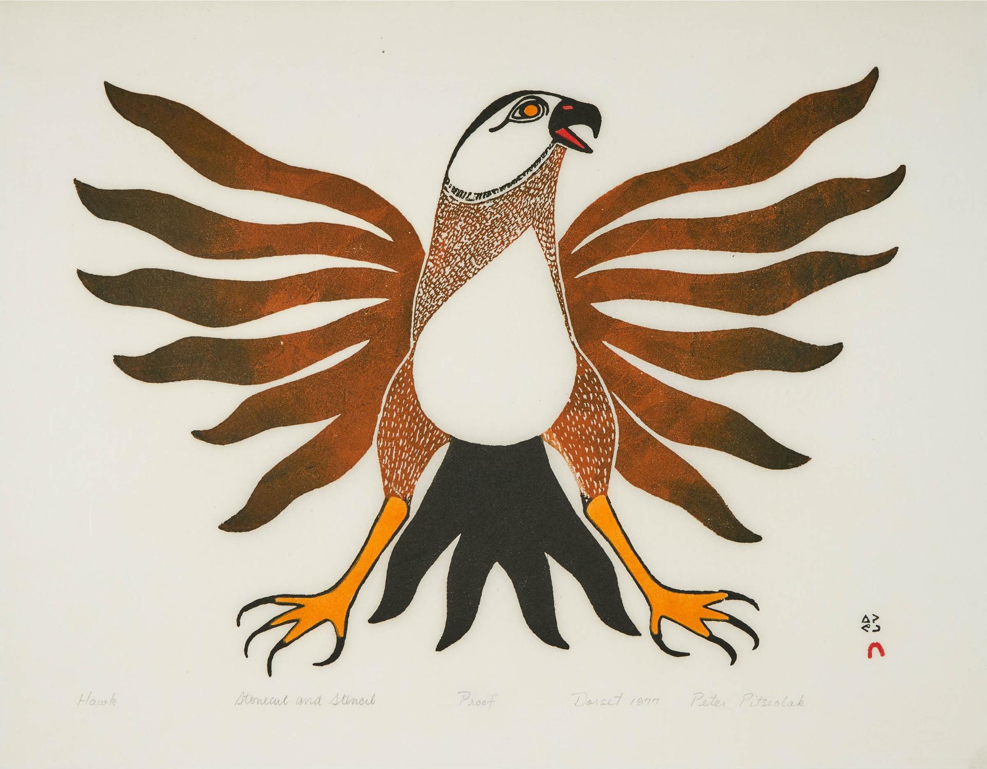 Peter Pitseolak (1902-1973) - HAWK, 1977